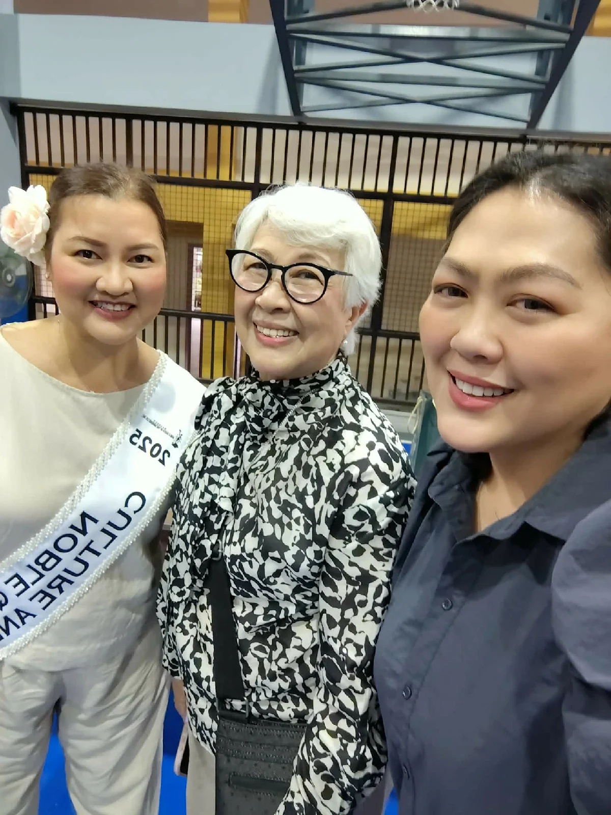 Leslie Pucay with UP Professor June Dalisay