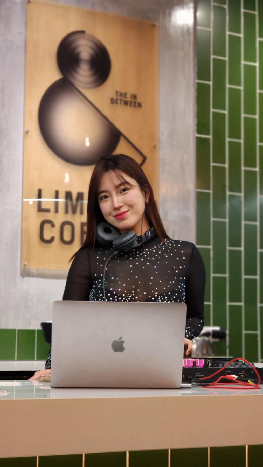 DJ performance during a live event