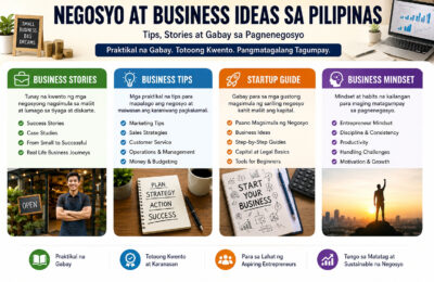 Small business ideas Philippines negosyo tips guides and success stories for entrepreneurs