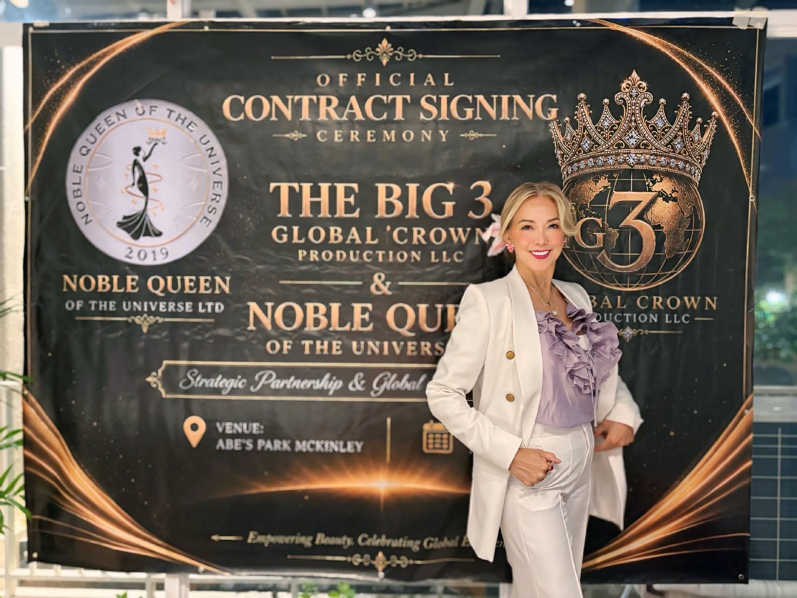 Marjorie Renner Noble Queen Partnership global expansion