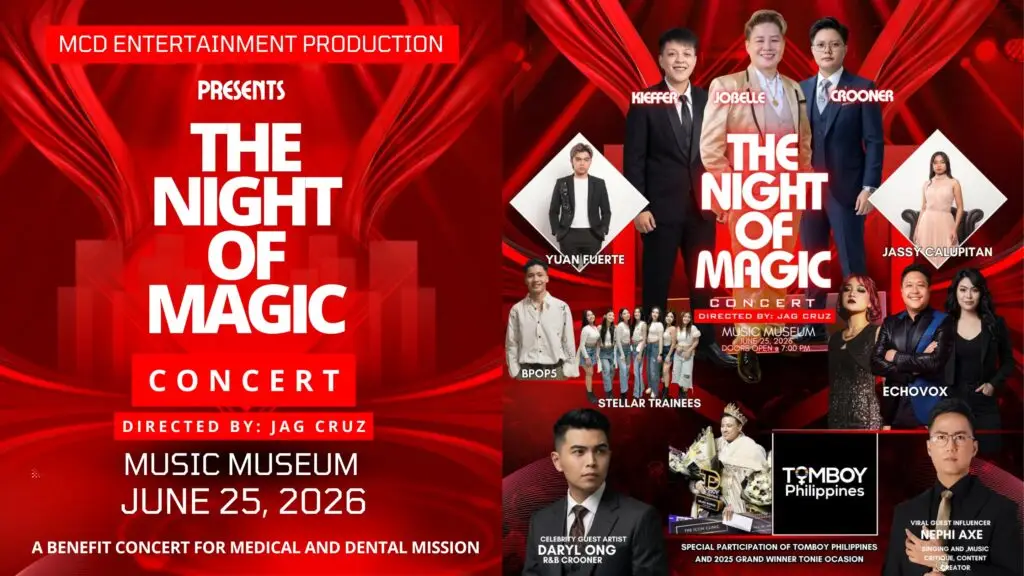 Night of Magic Concert performers including Daryl Ong
