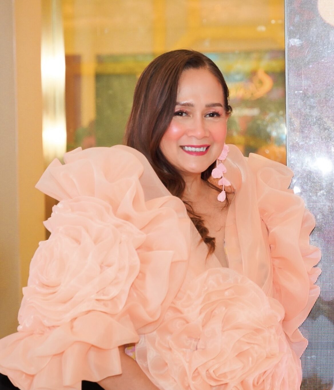 alt="Emily Sy Flora and Fauna couture collection runway look at Okada Manila"