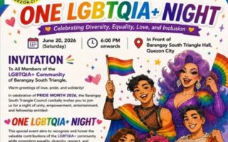 Barangay South Triangle Holds Pride Month 2026 Celebration with “ONE LGBTQIA+ NIGHT”